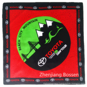 OEM Produce Customized Logo Printed Promotional Cotton Hip Hop Sports Head Wrap Bandana